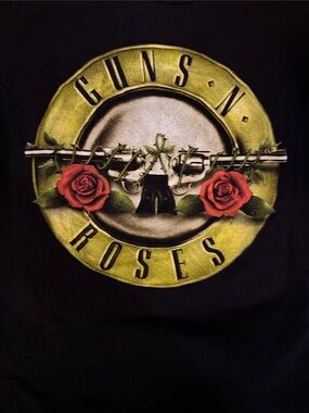 Guns N' Roses Black Graphic Logo Tee
